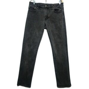 7 For All Mankind Straight Leg Jeans Charcoal Wash Womens Size 27‎ Relaxed Fit